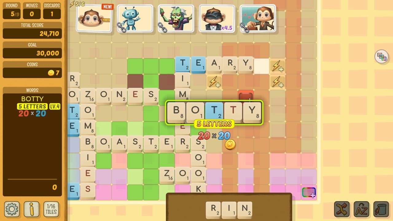  Balatro meets Scrabble in this new roguelike from the creators of TimeSplitters—and I'm just thrilled to finally find a word game that lets me score with swear words 