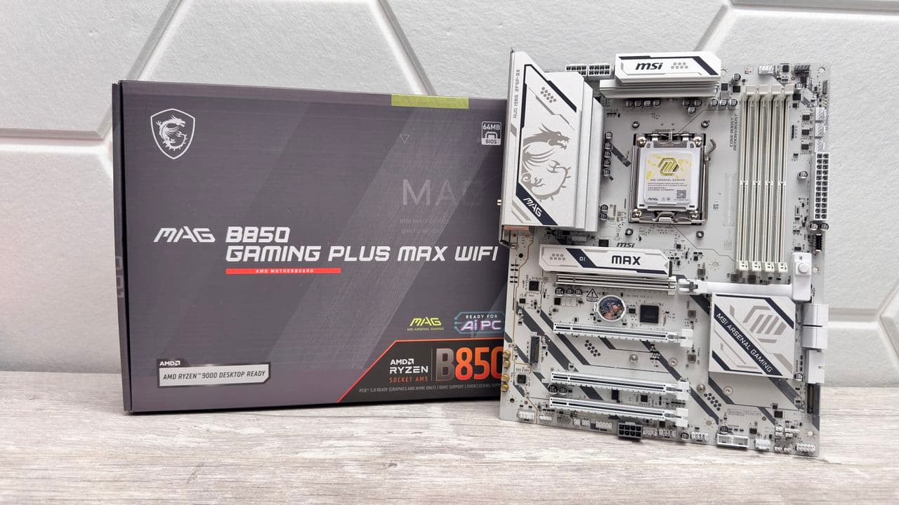  MSI MAG B850 Gaming Plus Max WiFi review 