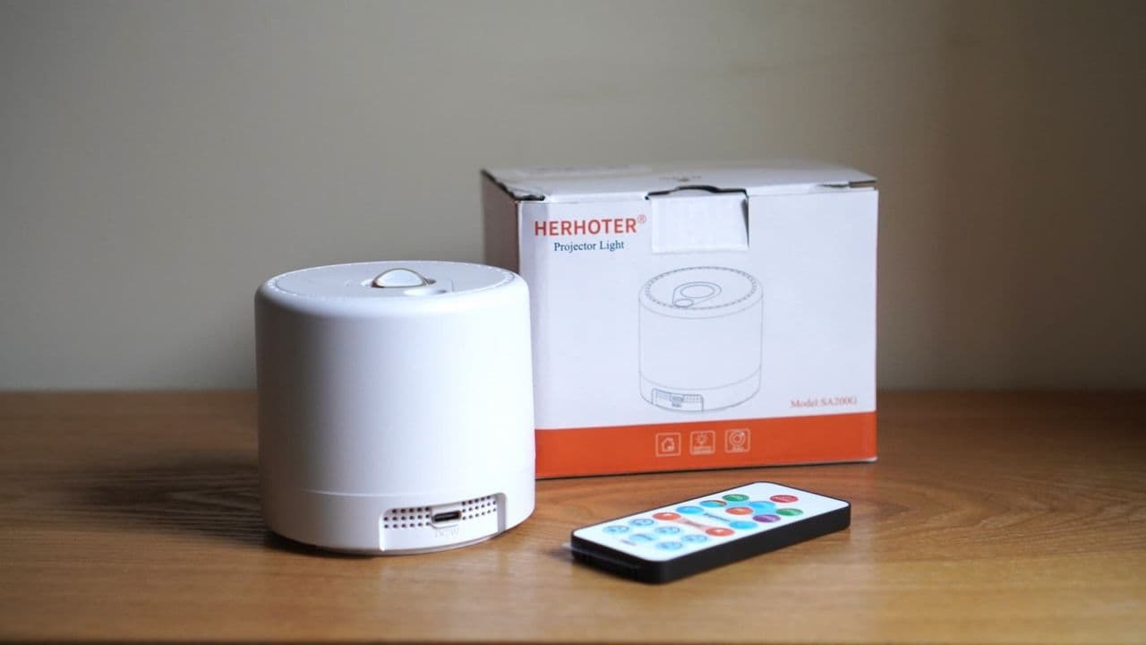 Herhoter Galaxy Projector review: Low cost and decent value