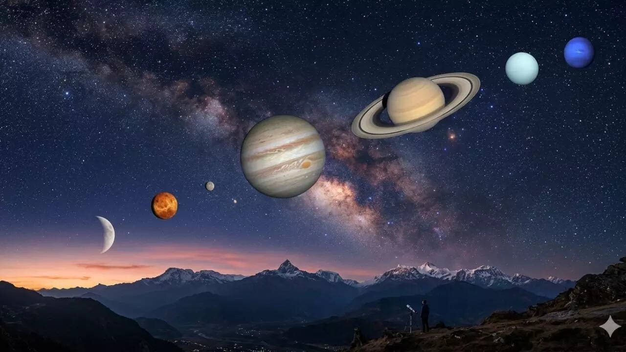 Rare six-planet 'parade' visible in the night sky this weekend: When and where to watch the celestial alignment