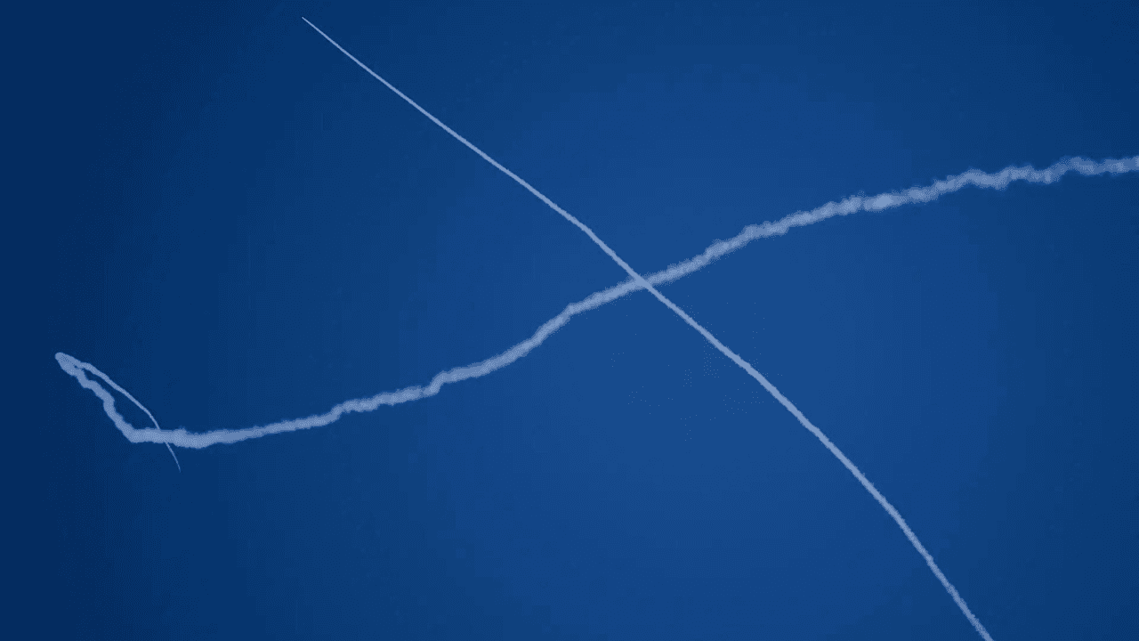 Watch: How Iran missile slipped past interceptor rockets to strike target