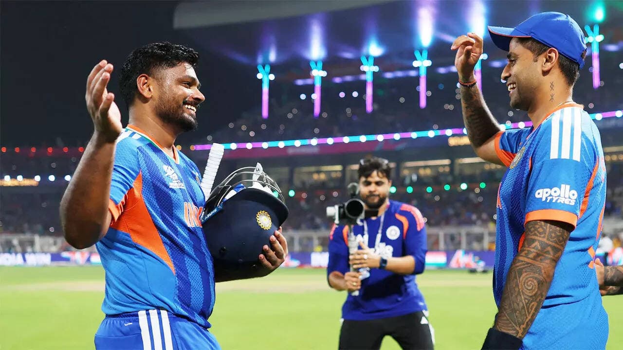 'Rulayega kya pagle?': Sanju Samson's on-camera reply to Suryakumar Yadav goes viral - WATCH