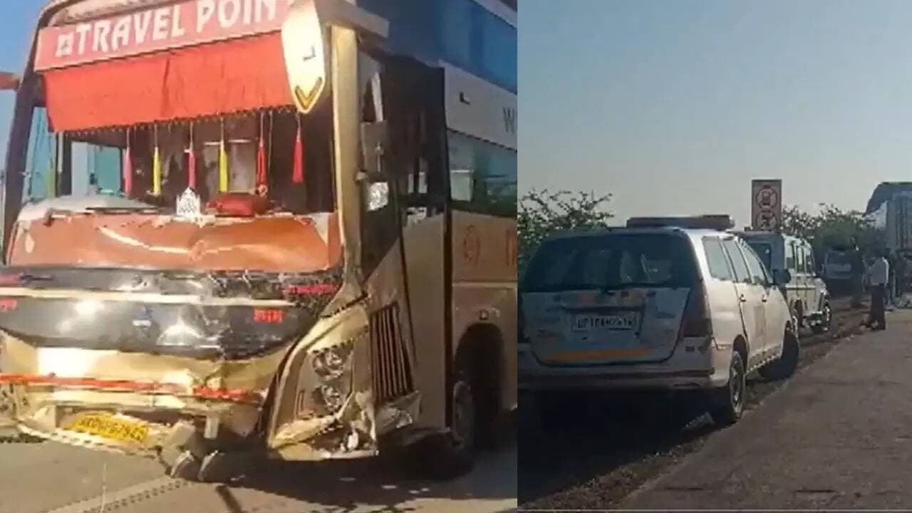 At least 6 killed after van collides with double-decker bus in Hathras; several injured